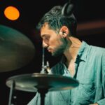 Foto del percussionista classico e batterista jazz Giuseppe Salime