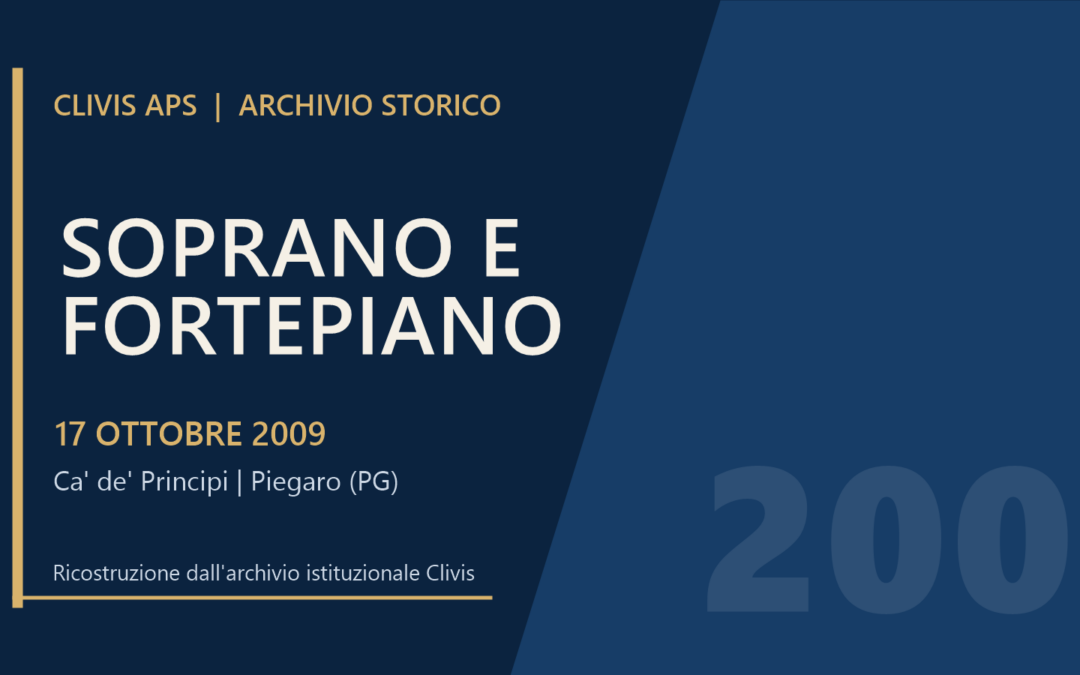 Soprano e fortepiano a Piegaro: Haydn, Mozart e Schumann